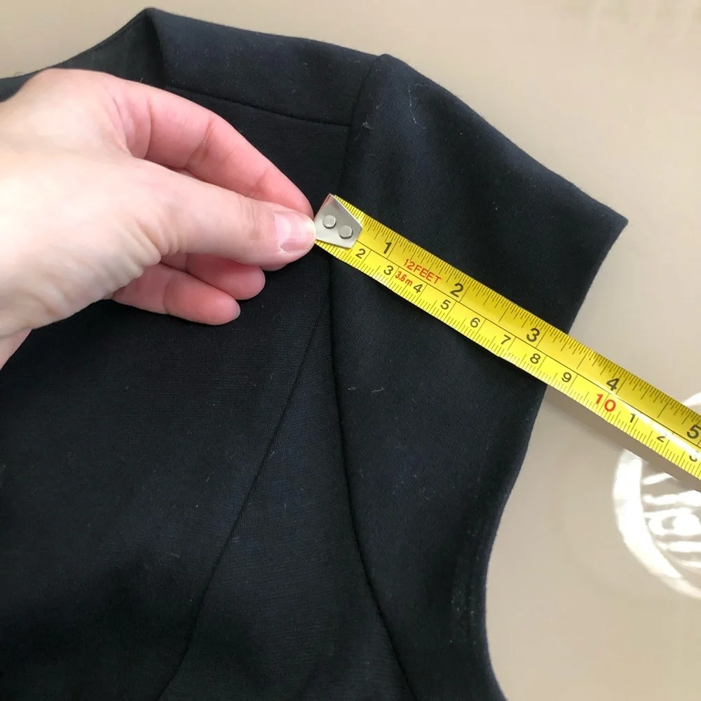 Classiques Entier Black V Neck Mini Dress size 6 - Picture 12 of 13